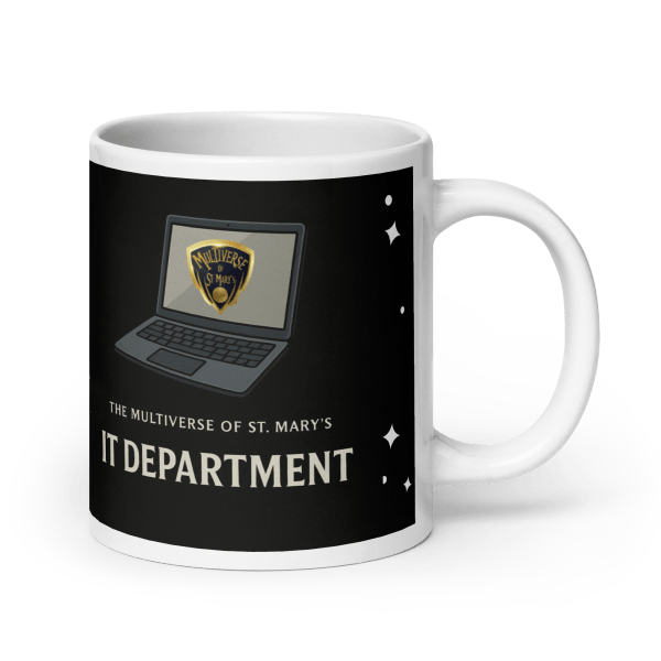 Multiverse IT Department glossy mug (in 3 Sizes)