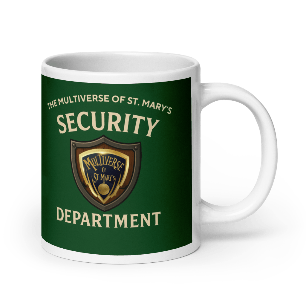 Multiverse Security Department glossy mug (In 3 Sizes)