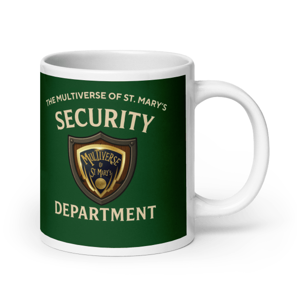 Multiverse Security Department glossy mug (In 3 Sizes)