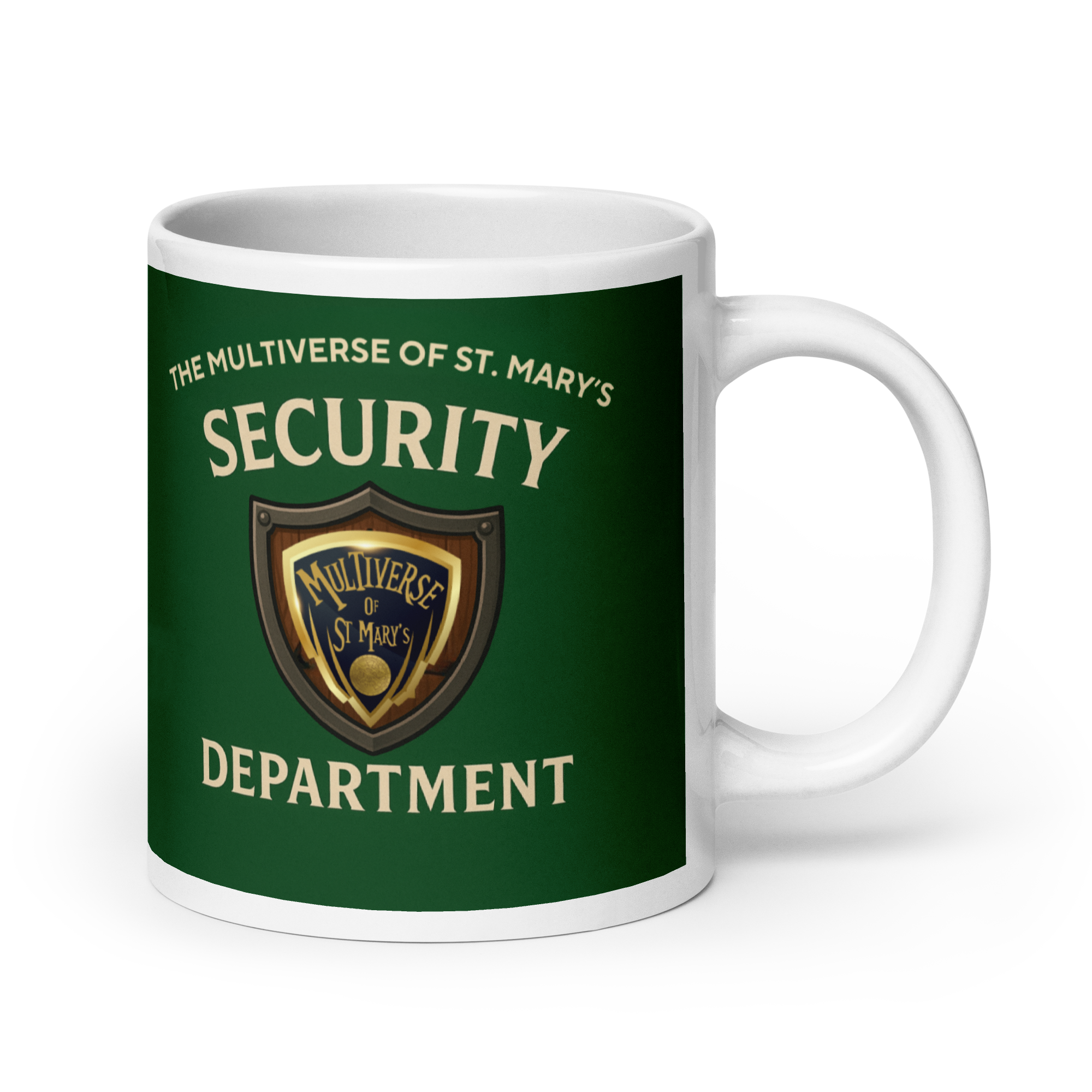 Multiverse Security Department glossy mug (In 3 Sizes)