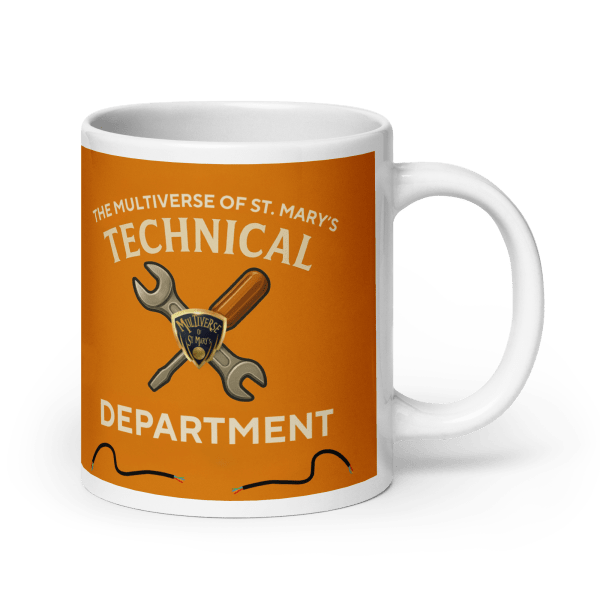 Multiverse Technical Department glossy mug (in 3 Sizes)