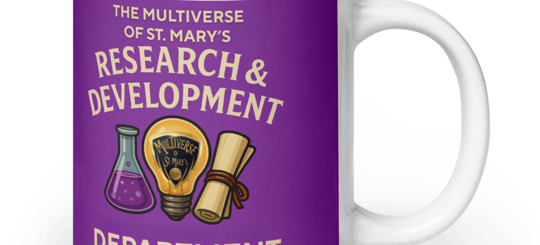 Multiverse R&D Department glossy mug (in 3 Sizes)