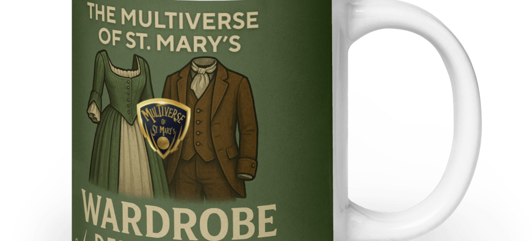 Multiverse Wardrobe Department glossy mug (in 3 Sizes)