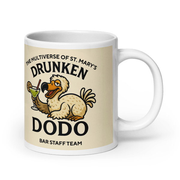 Multiverse Drunken Dodo Bar Staff Team glossy mug (in 3 sizes)