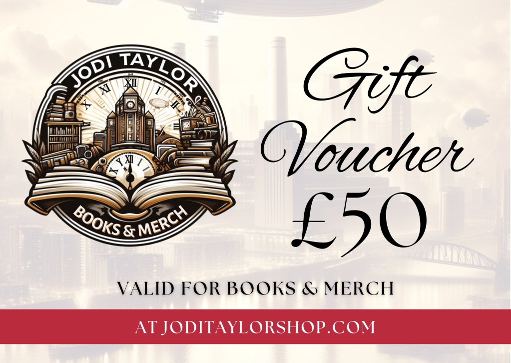 Jodi Taylor £50 gift voucher for exclusive signed books and premium merchandise