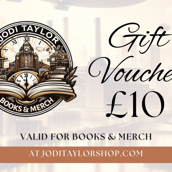 Jodi Taylor £10 gift voucher for books and merchandise – digital download