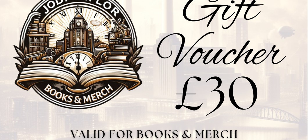 Jodi Taylor £30 gift voucher – redeemable for books, merch and multiverse magic
