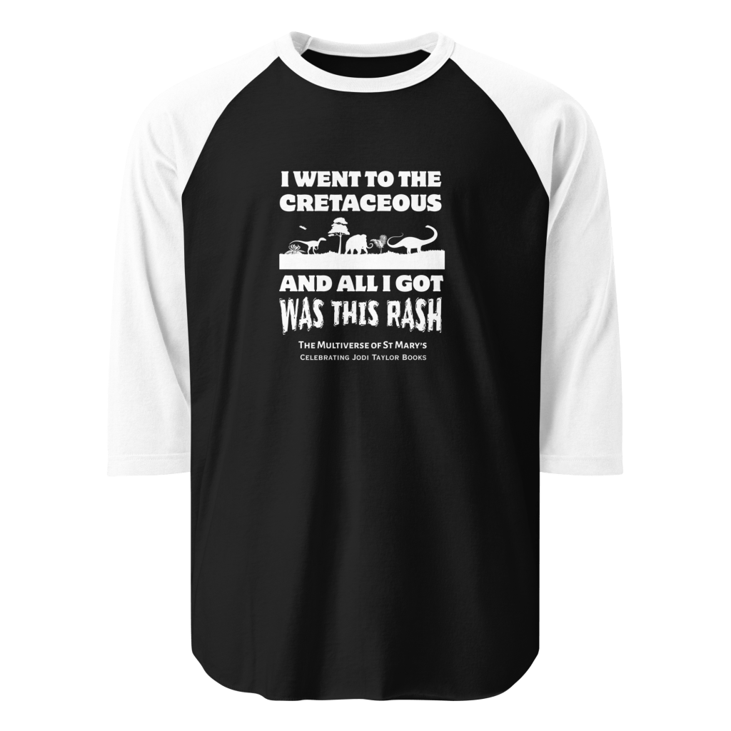 I went to the Cretaceous - Unisex 3/4 sleeve raglan shirt up to 2XL
