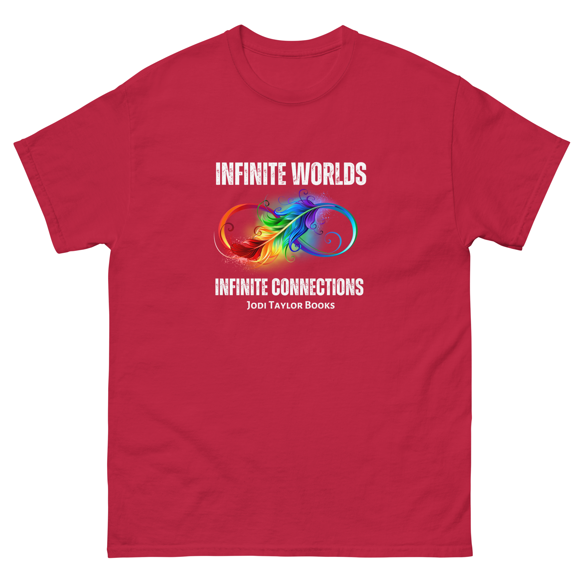 Diversity Range - Infinite Connections - Unisex classic tee up to 5XL (Gildan) In dark colours - Image 8