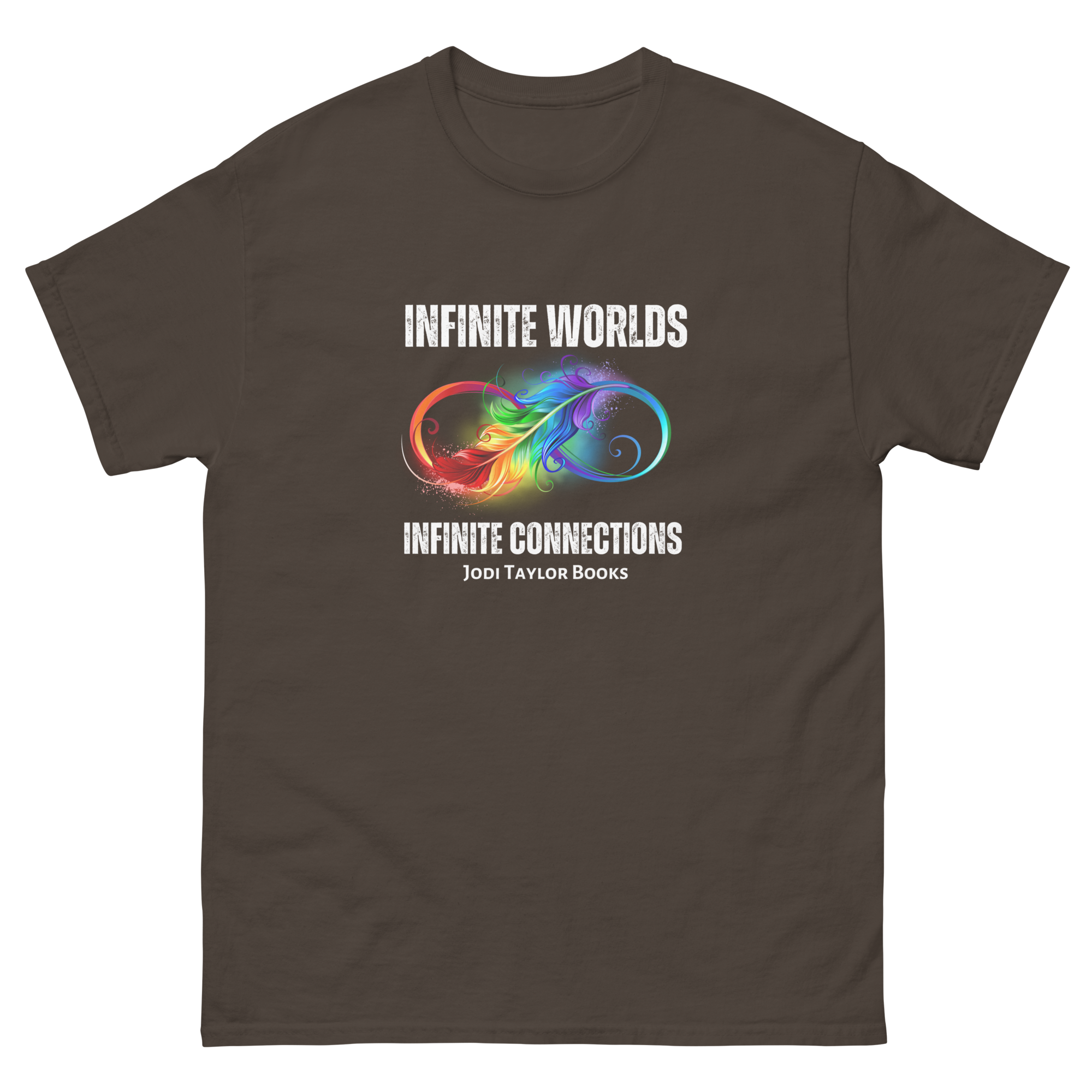 Diversity Range - Infinite Connections - Unisex classic tee up to 5XL (Gildan) In dark colours - Image 7