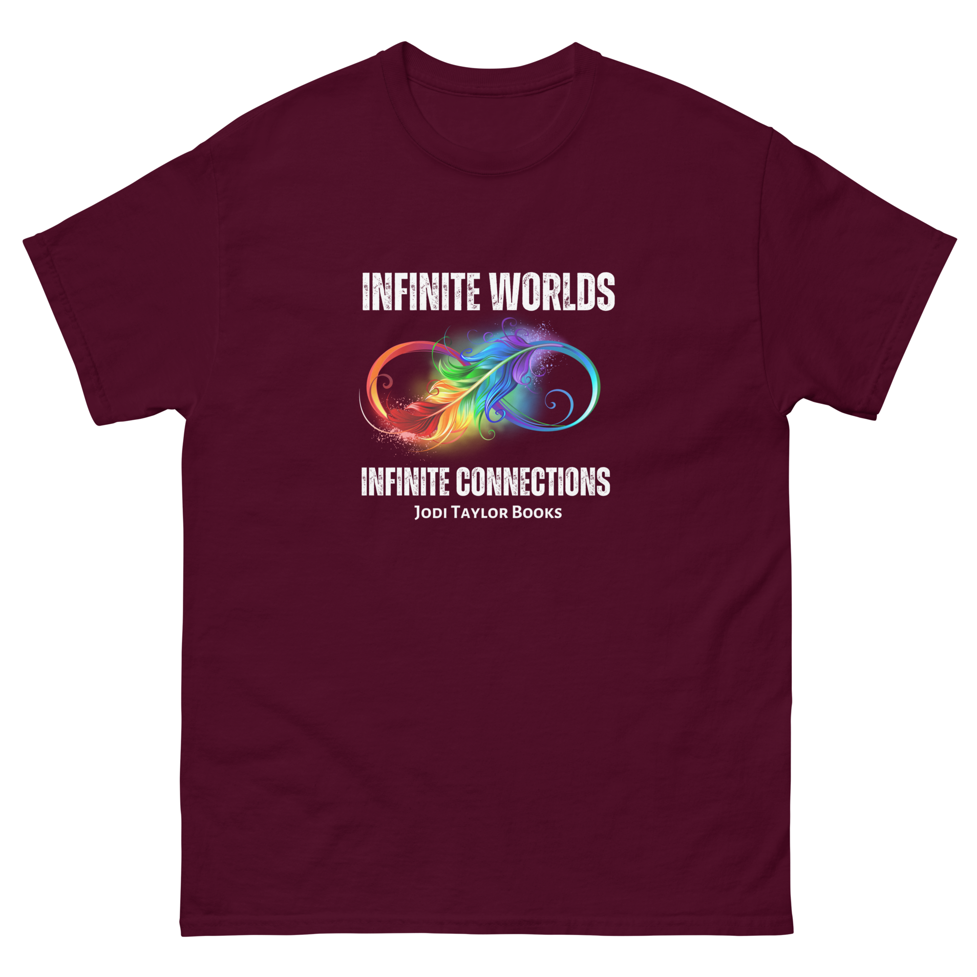 Diversity Range - Infinite Connections - Unisex classic tee up to 5XL (Gildan) In dark colours - Image 2