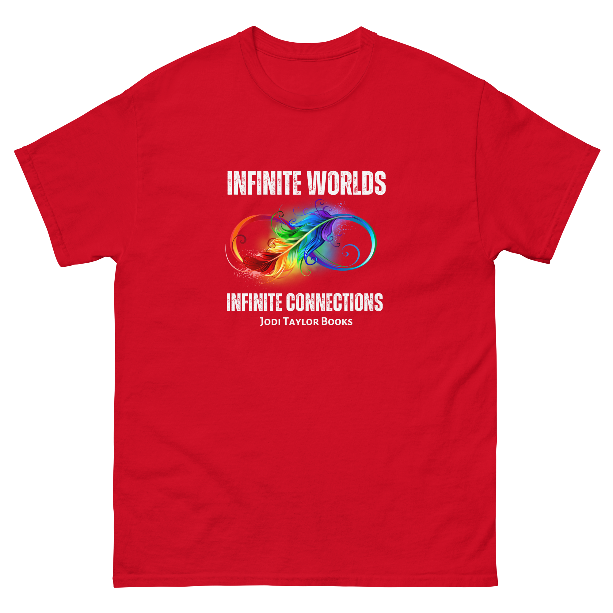 Diversity Range - Infinite Connections - Unisex classic tee up to 5XL (Gildan) In dark colours - Image 5