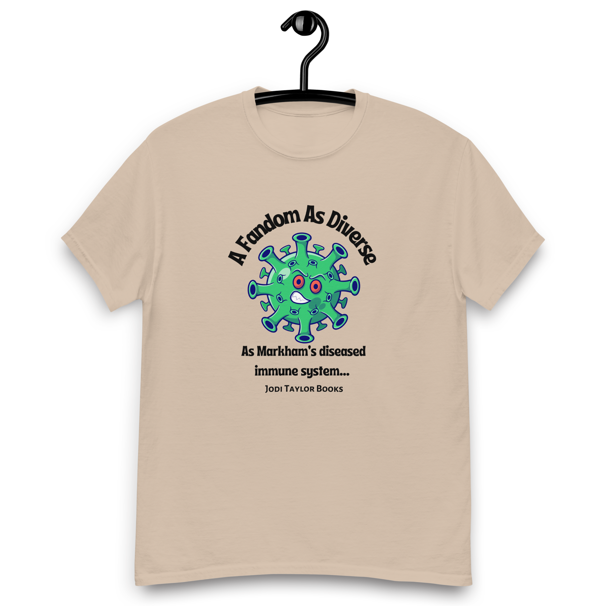 Diversity Range - Markham's Diseased Immune System - Unisex classic tee up to 5XL (Gildan) Light Colours - Image 4