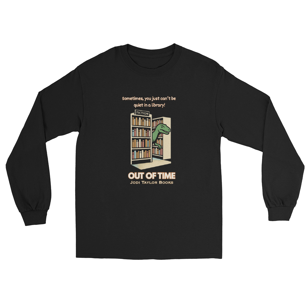 Out of Time "In A Library" - Long Sleeve Shirt up to 4XL