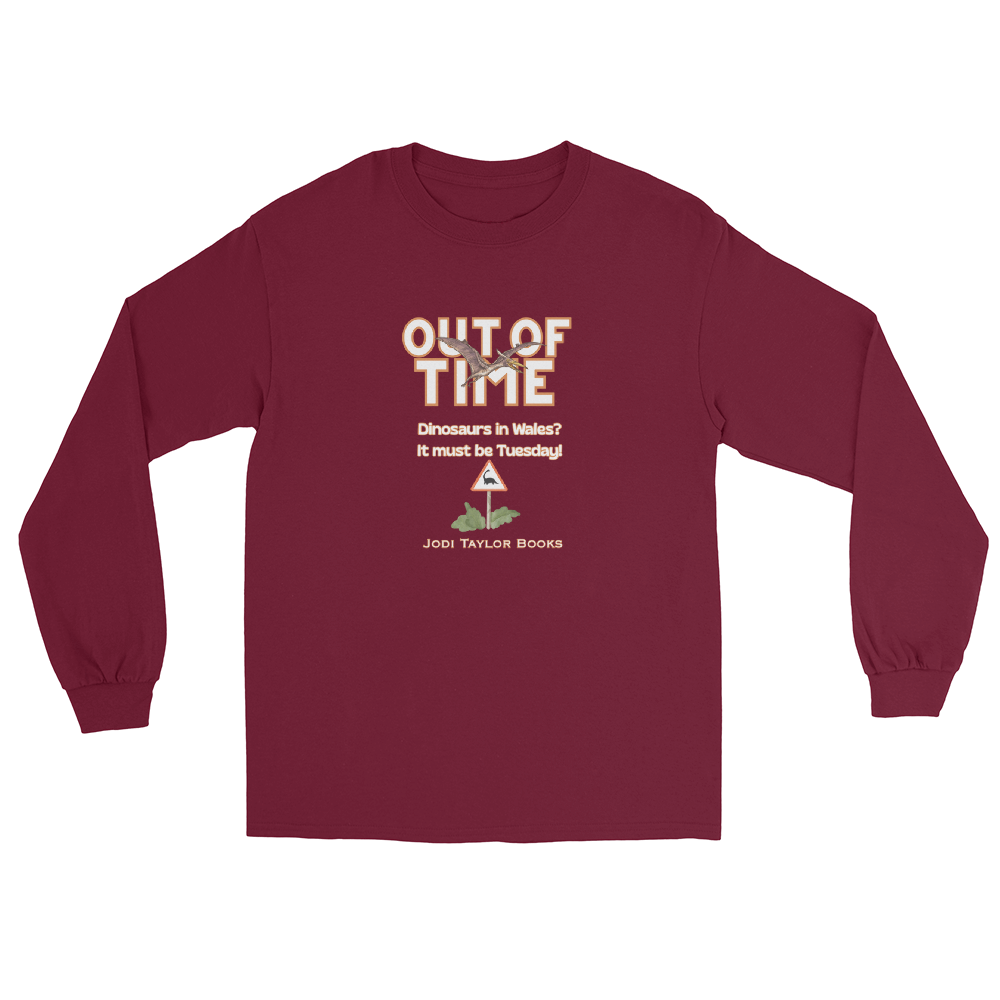 Out of Time "Dinosaurs in Wales" Long Sleeve Shirt up to 4XL - Image 3
