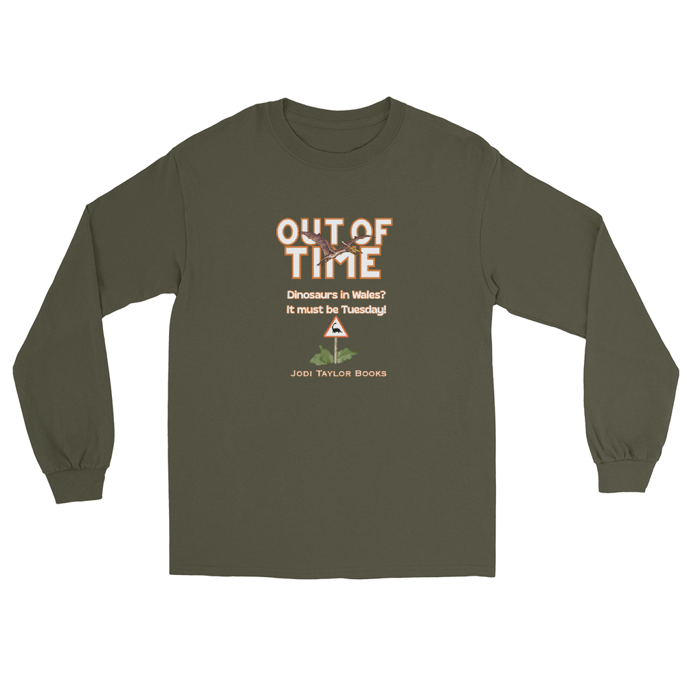Out of Time "Dinosaurs in Wales" Long Sleeve Shirt up to 4XL - Image 6