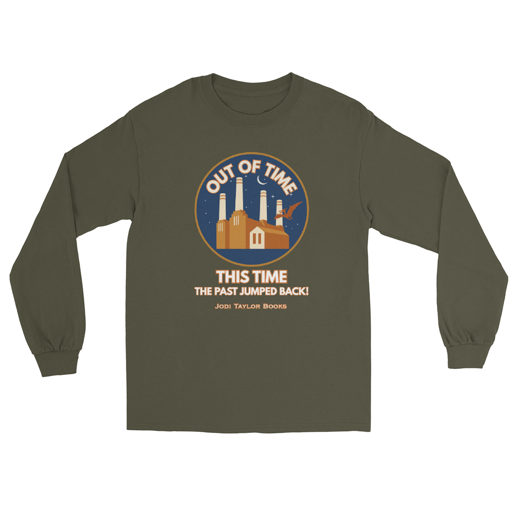 Out of Time "This Time The Past Jumped Back" Long Sleeve Shirt up to 4XL - Image 6