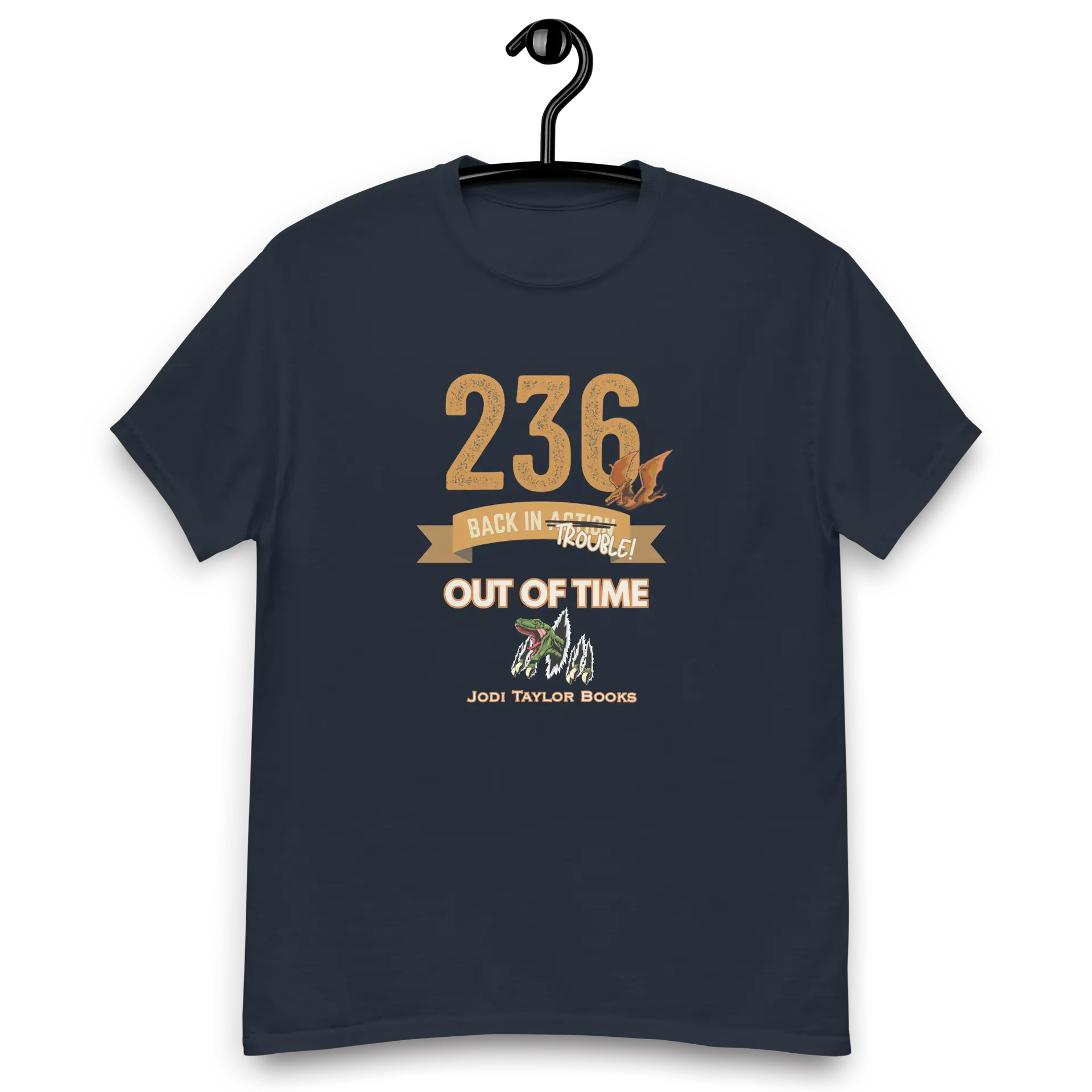 Out of Time - 236 Back in Action - Unisex classic tee up to 5XL - Image 3