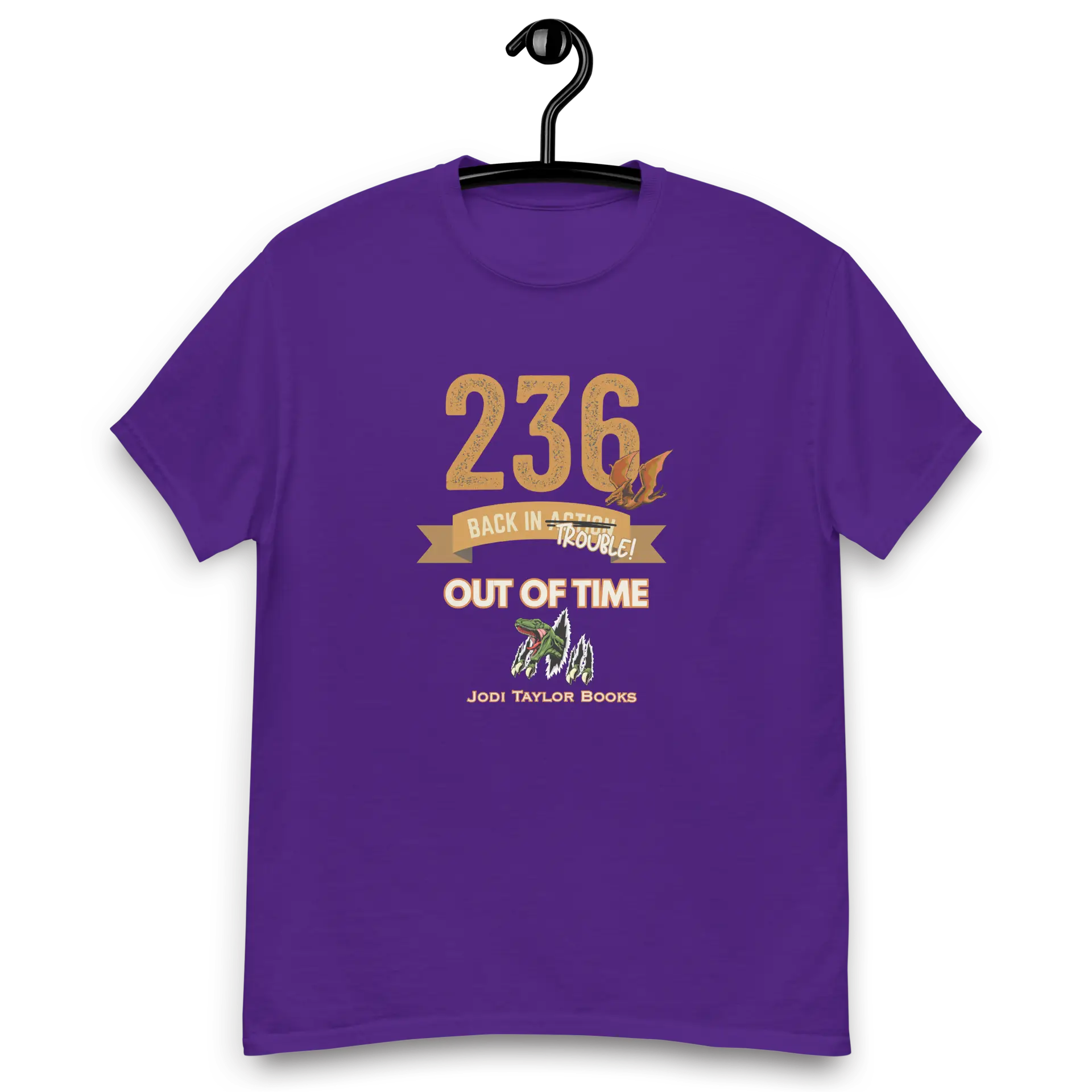 Out of Time - 236 Back in Action - Unisex classic tee up to 5XL - Image 4