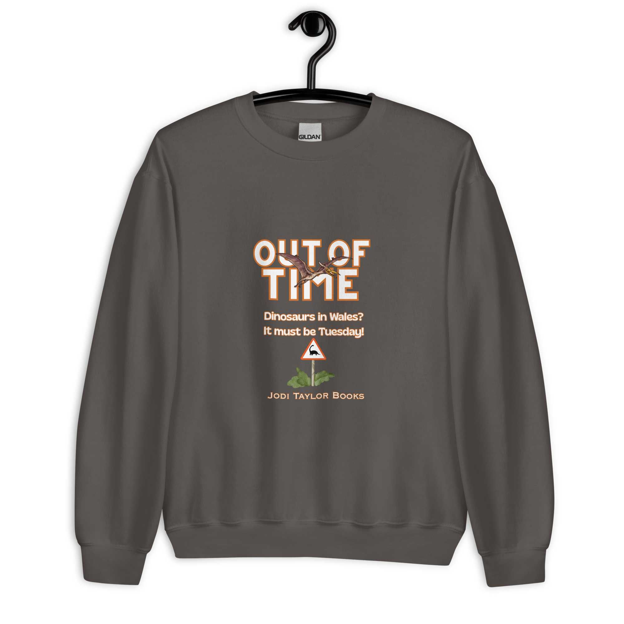 Out of Time "Dinosaurs in Wales" - Unisex Sweatshirt up to 5XL - Image 8