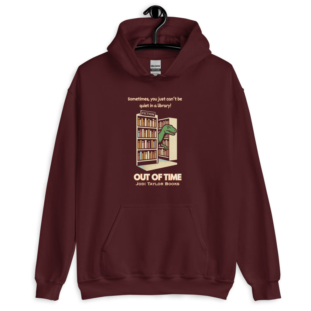 Out of Time - "In a Library" - Unisex Hoodie up to 5XL