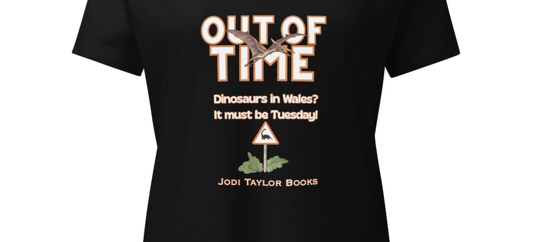 Out of Time - "Dinosaurs in Wales" Women’s relaxed v-neck t-shirt up to 2XL