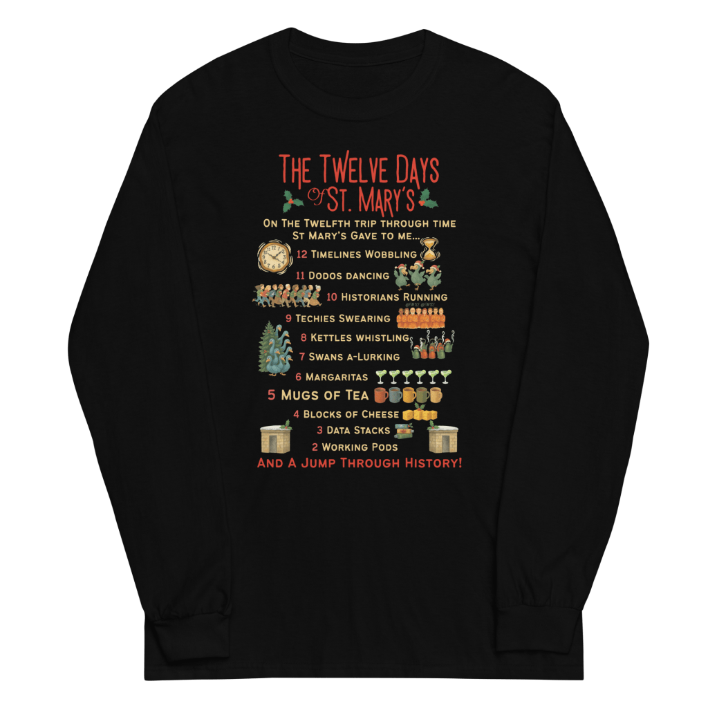 The 12 Days of St Mary's Long Sleeve Shirt up to 4XL