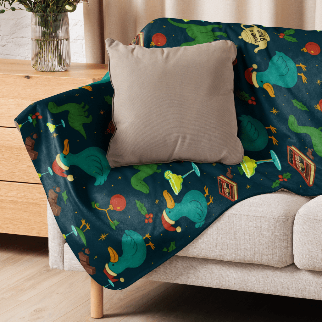 Christmas Design Sherpa blanket in 3 sizes