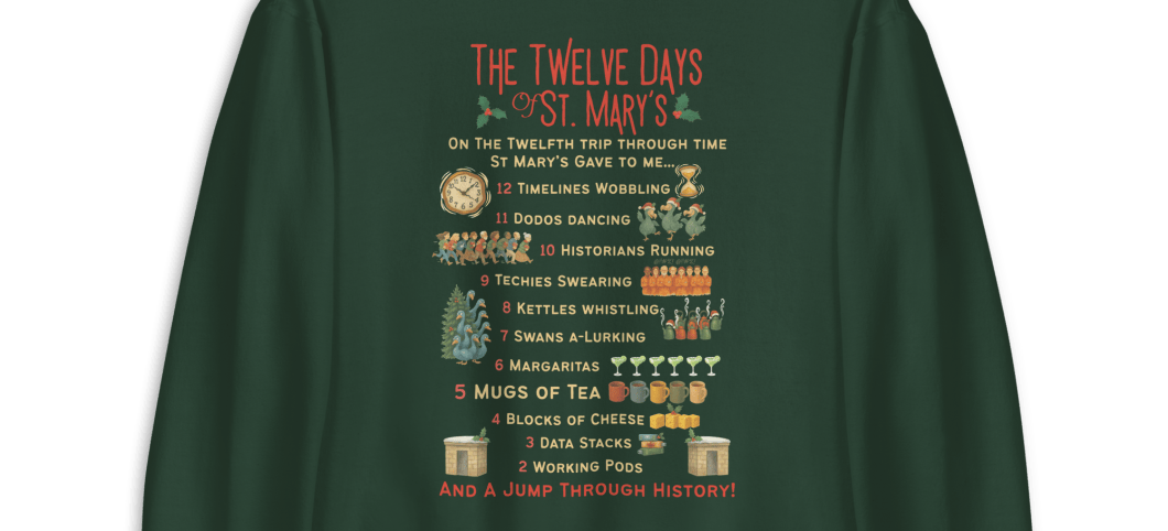 The 12 Days of St Mary's (Dark Version) Unisex Sweatshirt up to 5XL
