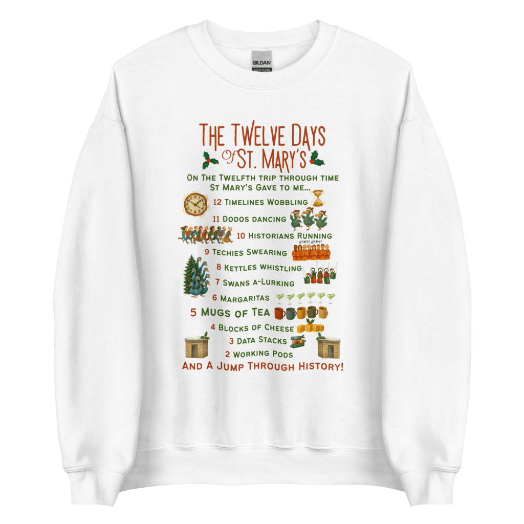 The 12 Days of St Mary’s (Light Version) Unisex Sweatshirt up to 5XL