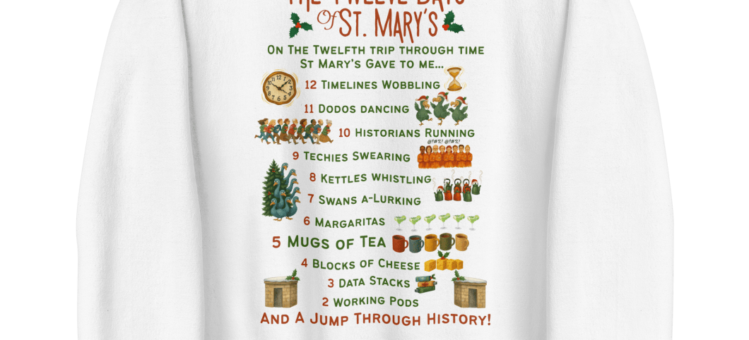 The 12 Days of St Mary’s (Light Version) Unisex Sweatshirt up to 5XL