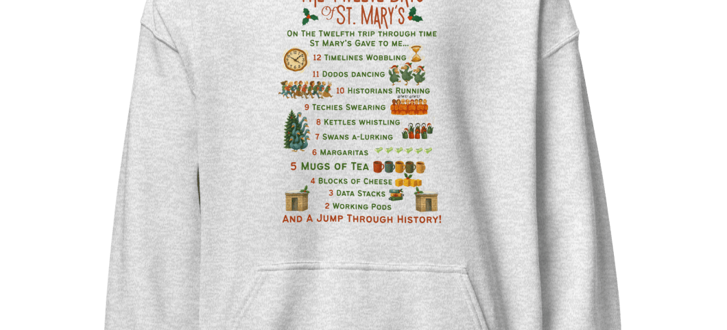 The 12 Days of St Mary's - (in light colours) Unisex Hoodie up to 5XL