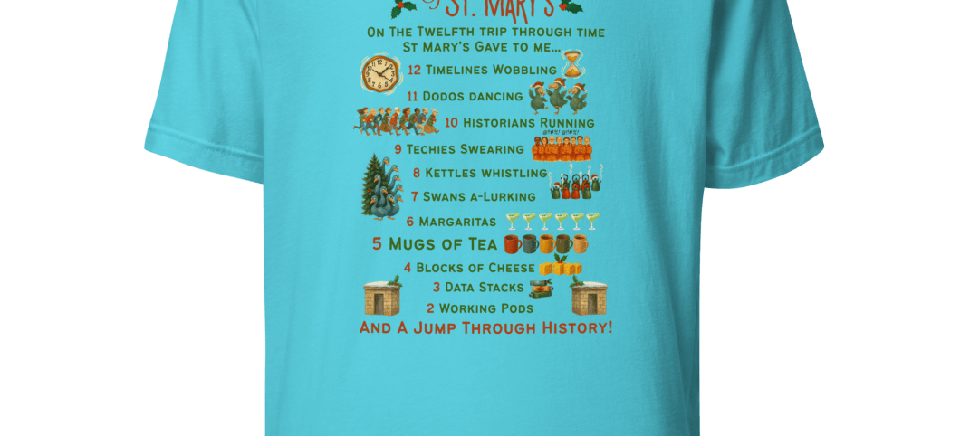 The 12 Days of St Mary's in light colours - Unisex t-shirt up to 5XL