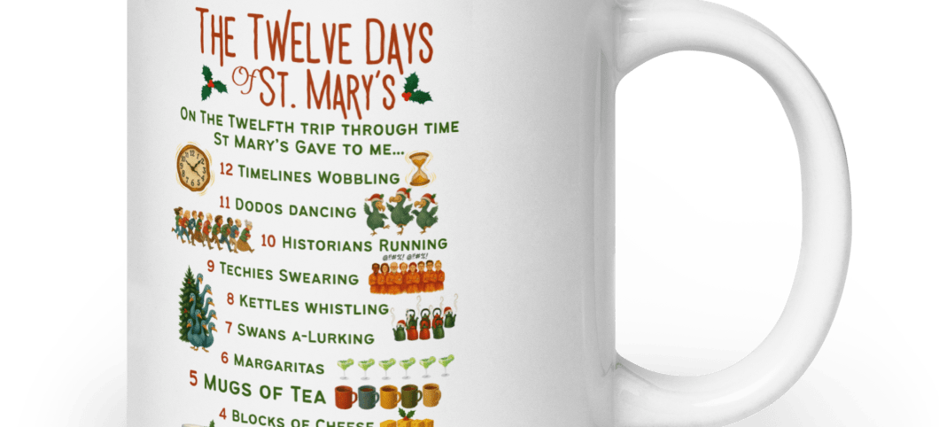 12 Days of St Mary's - White glossy mug in 3 Sizes