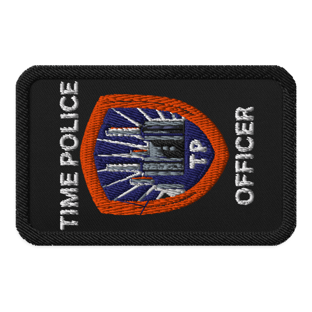 Time Police Officer Embroidered patch