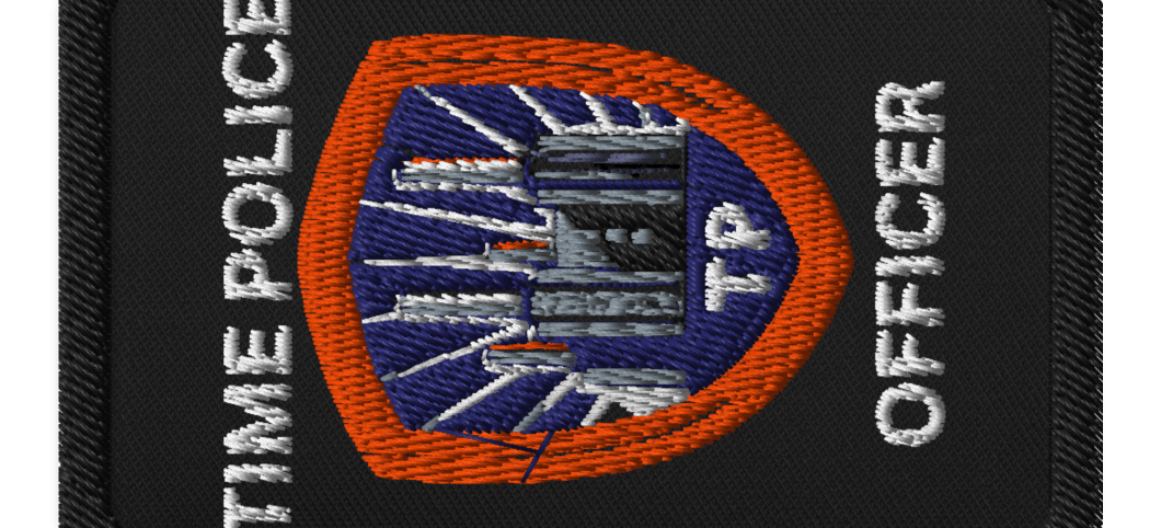 Time Police Officer Embroidered patch