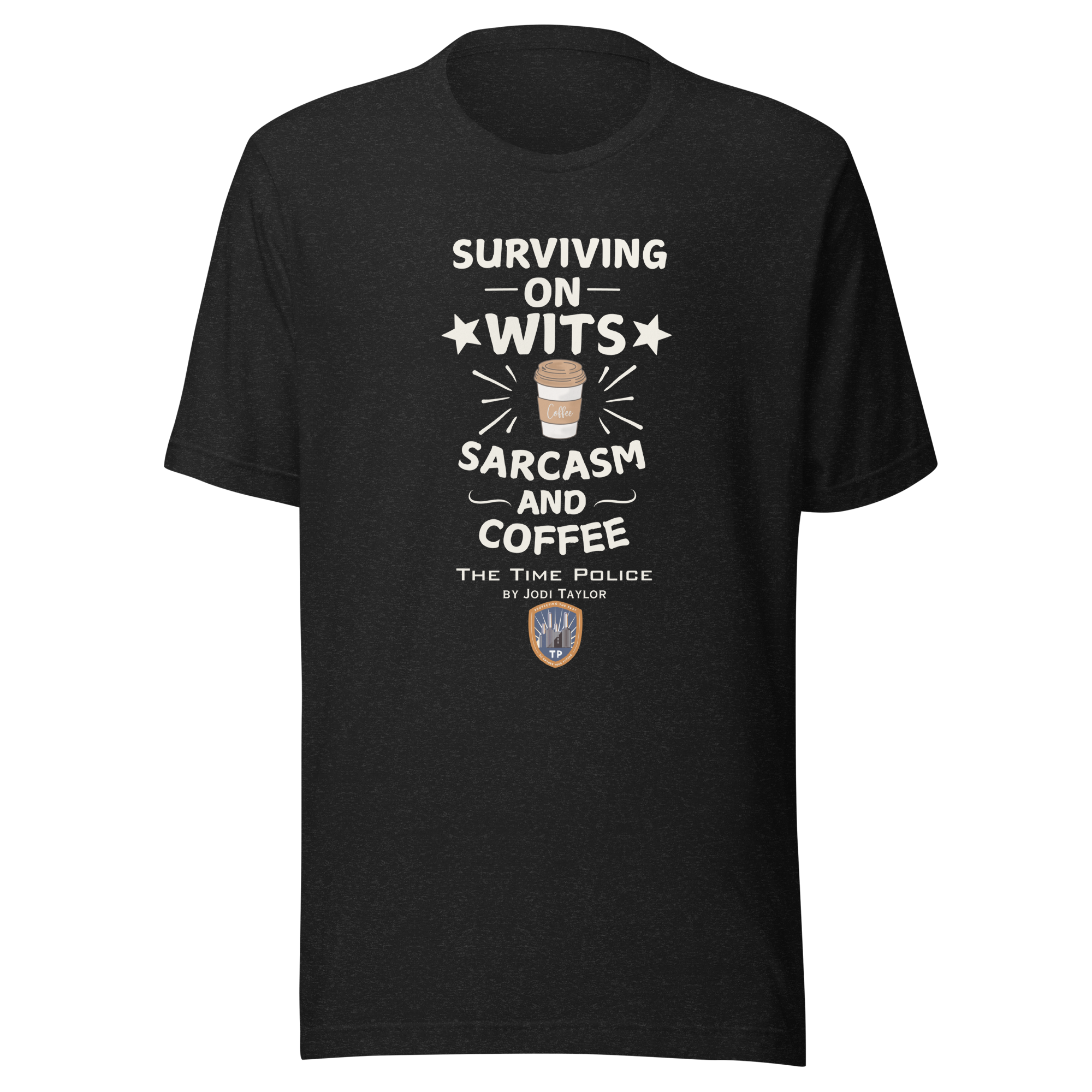 Surviving on Wits - Unisex t-shirt (Dark Colours)