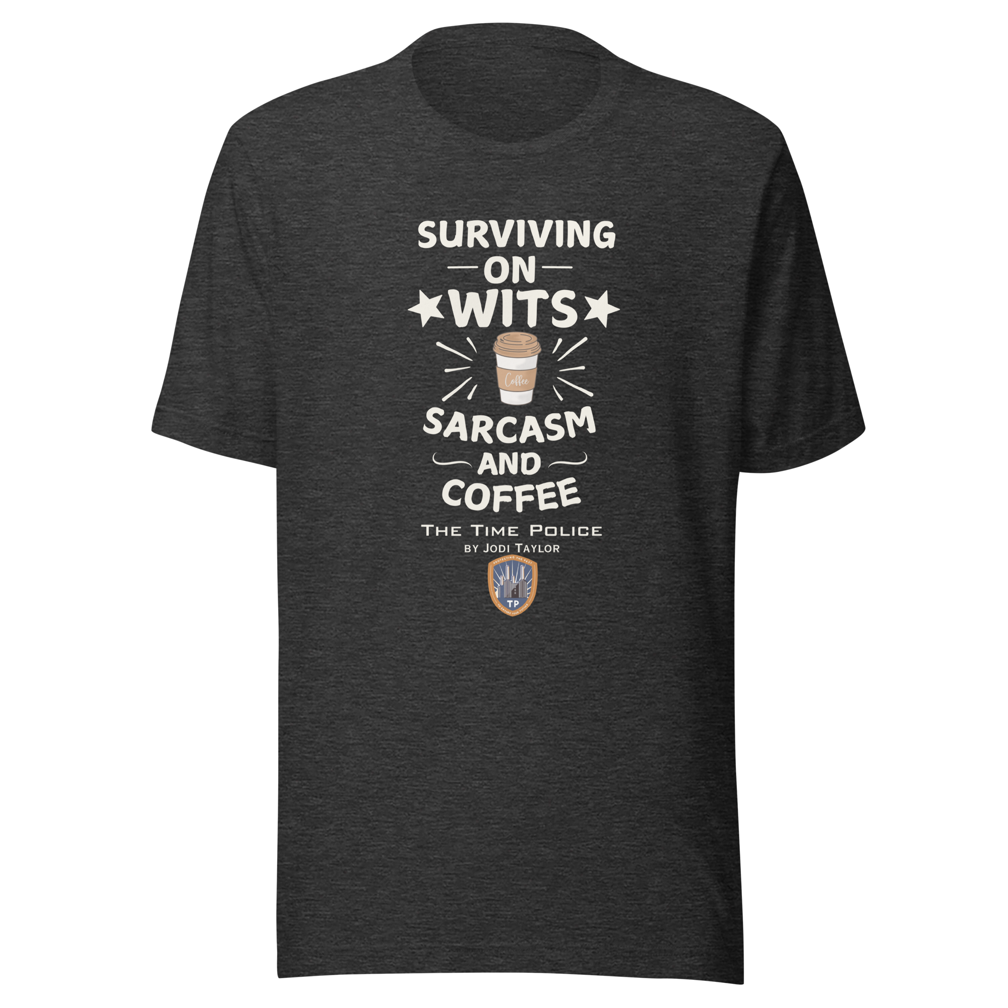 Surviving on Wits - Unisex t-shirt (Dark Colours) - Image 13