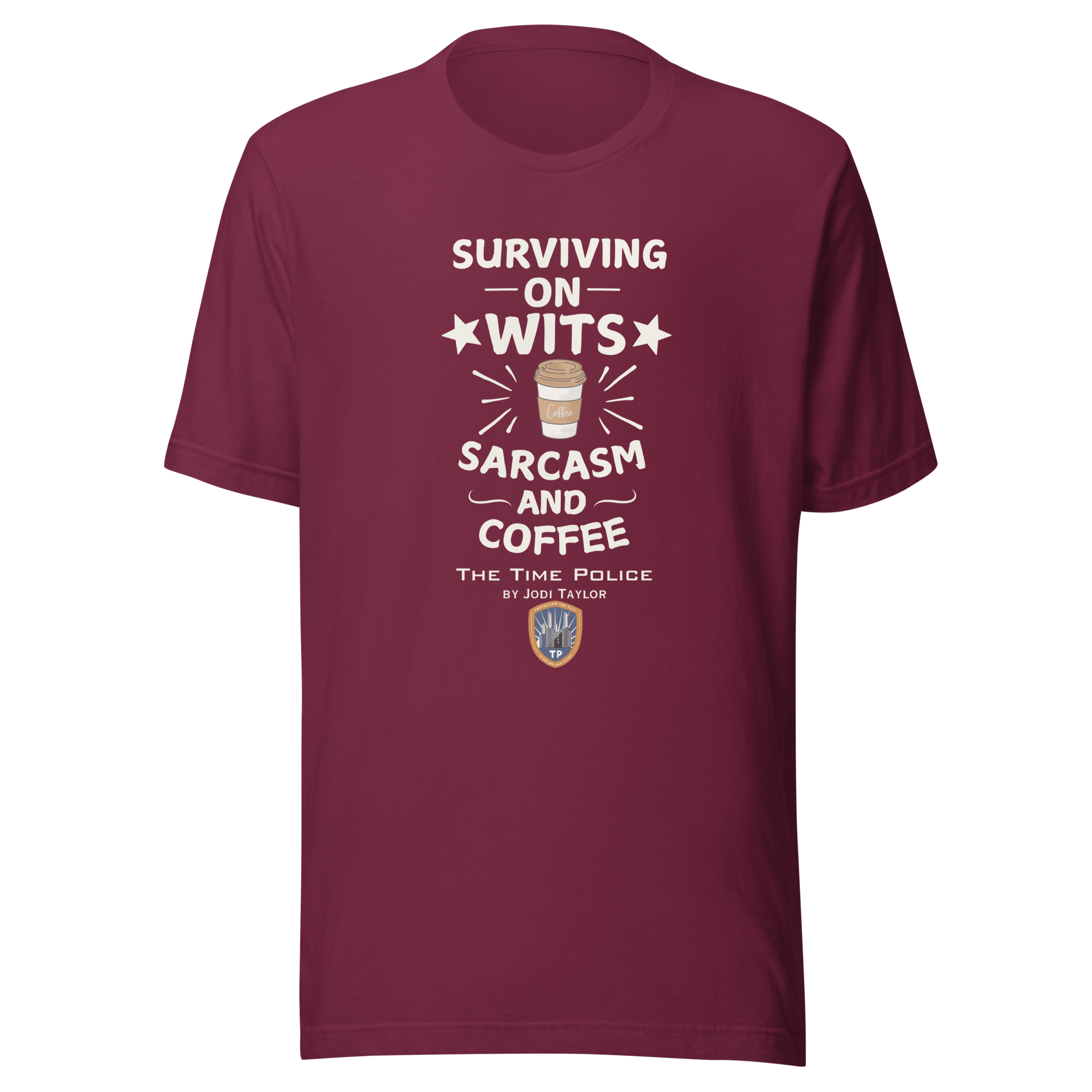 Surviving on Wits - Unisex t-shirt (Dark Colours) - Image 9