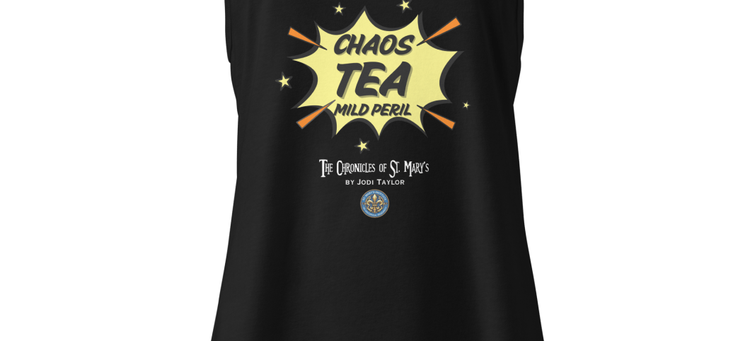 Chaos, Tea, Mild Peril - Women’s fitted racerback tank top