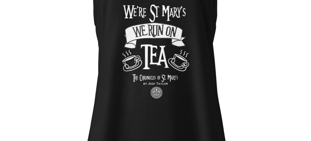 We're St Mary's We Run on Tea - Women’s fitted racerback tank top