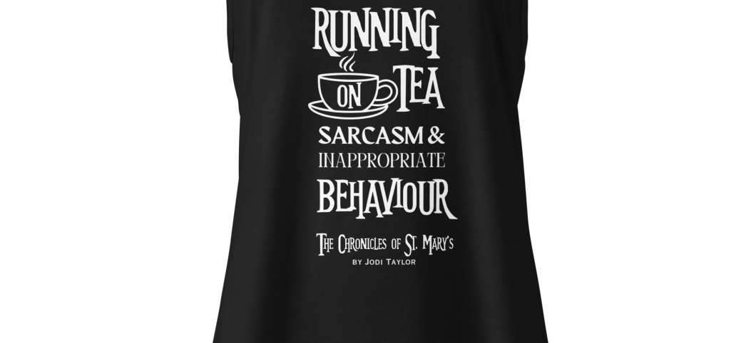 Running on Tea - Women’s fitted racerback tank top
