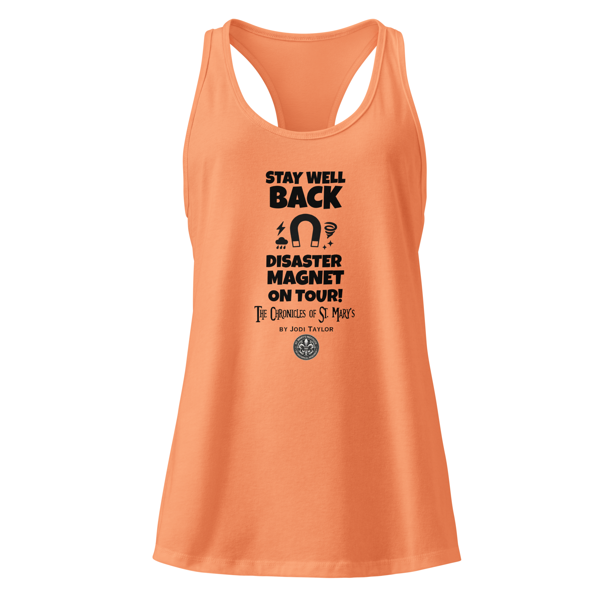 DM on Tour - Women’s fitted racerback tank top - Image 4