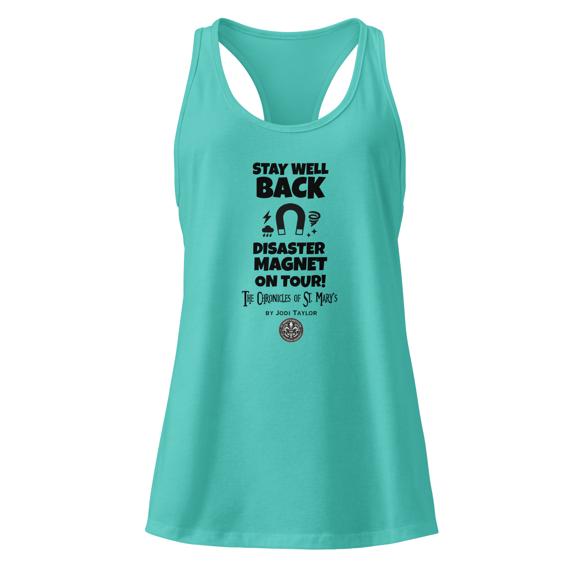 DM on Tour - Women’s fitted racerback tank top - Image 5