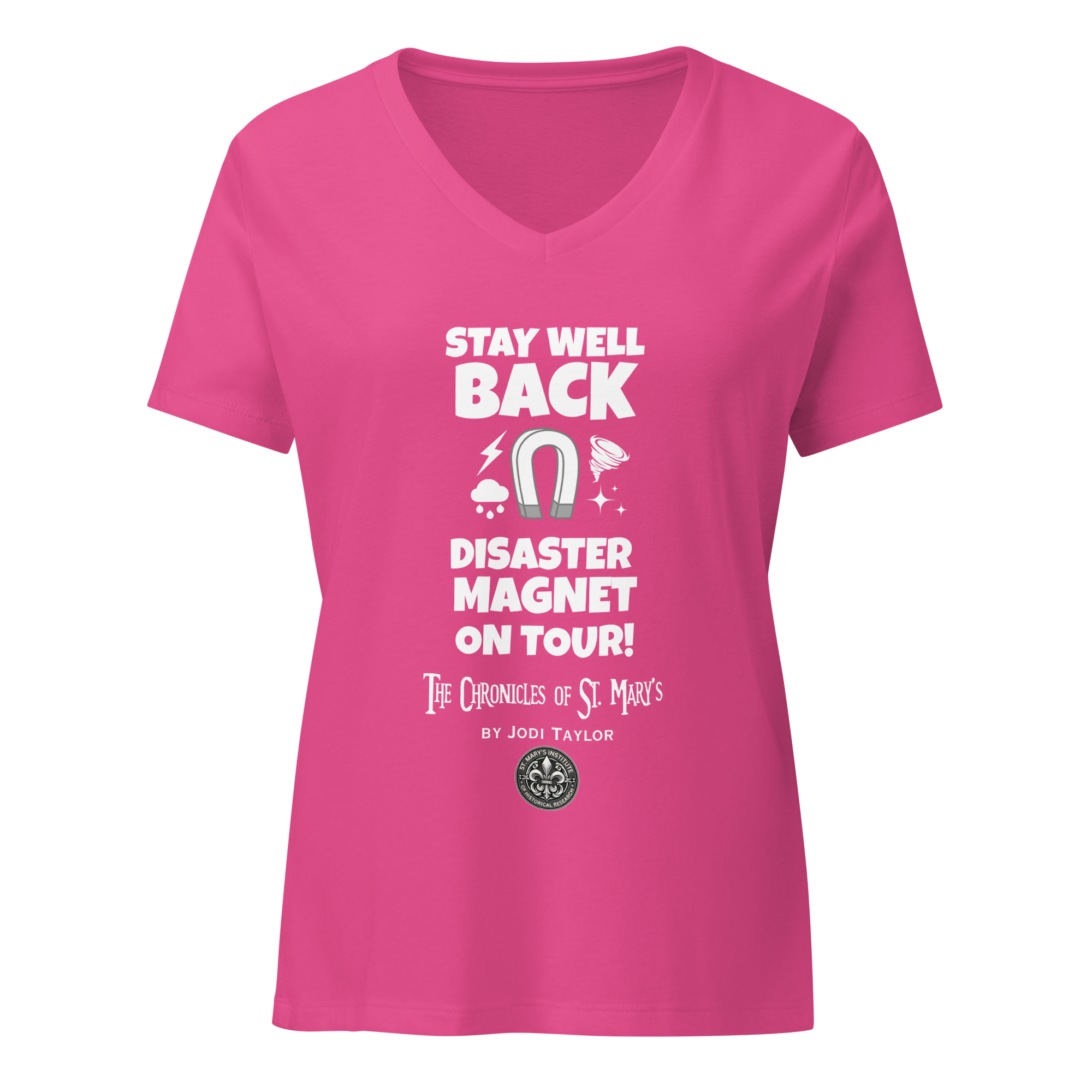 DM On Tour - Women’s relaxed v-neck t-shirt up to 2XL - Image 6