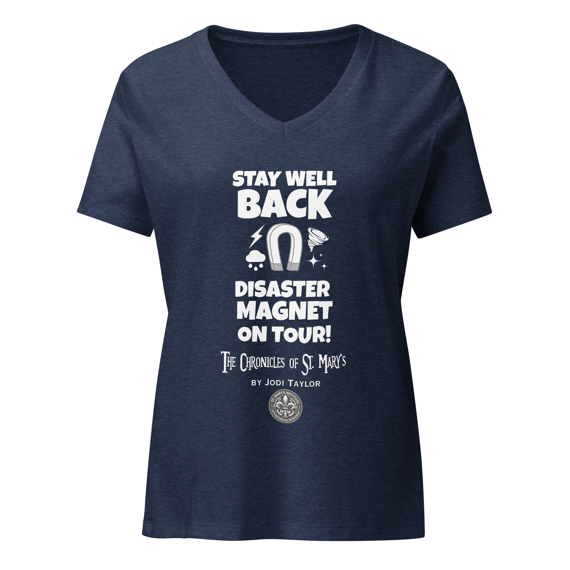 DM On Tour - Women’s relaxed v-neck t-shirt up to 2XL - Image 3