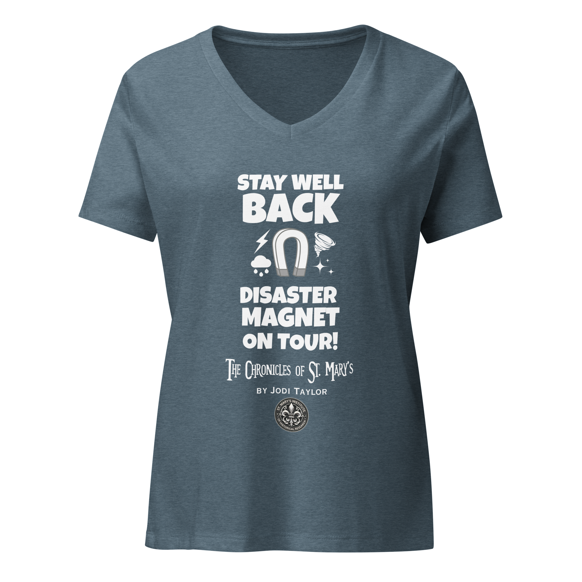 DM On Tour - Women’s relaxed v-neck t-shirt up to 2XL - Image 5